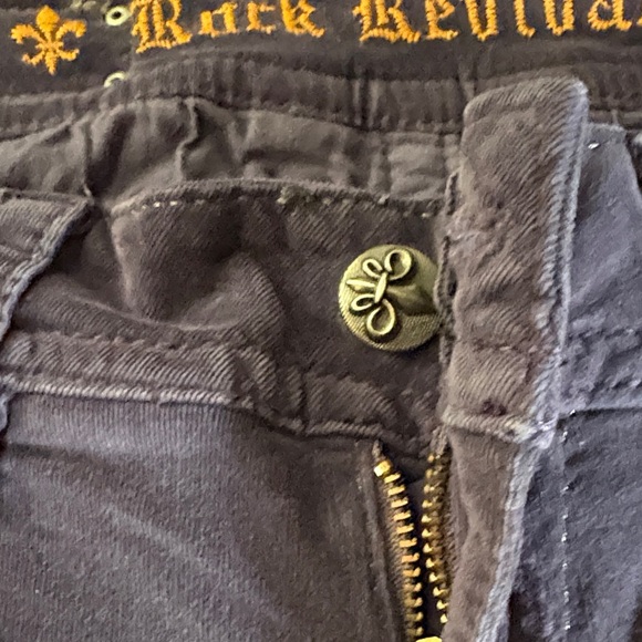 Rock Revival Women's Deep Purple Jeans - Picture 5 of 6